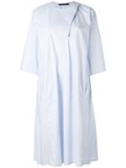 Sofie D'hoore - Loose Shift Dress - Women - Cotton - 40, Blue, Cotton