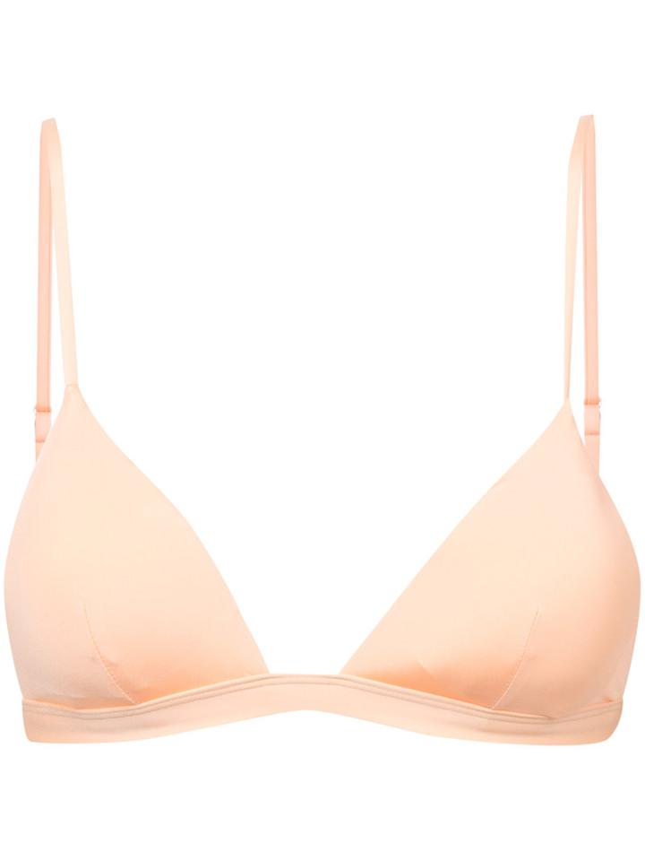 Onia - Danni Bikini Top - Women - Nylon/spandex/elastane - S, Yellow/orange, Nylon/spandex/elastane