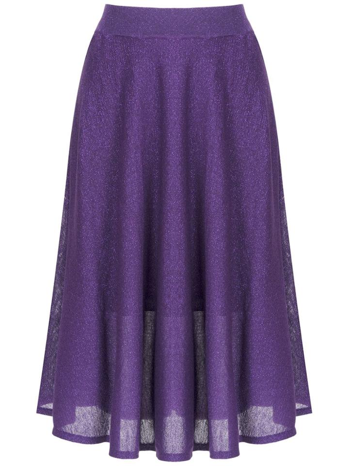 Cecilia Prado Iasmin Midi Skirt - Purple