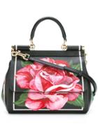 Dolce & Gabbana - Small 'sicily' Tote - Women - Calf Leather - One Size, Black, Calf Leather
