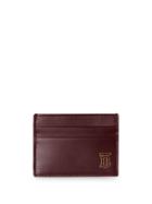 Burberry Monogram Motif Leather Card Case - Red
