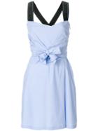 Sport Max Code Tied Bow Detail Dress - Blue