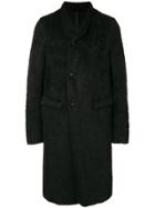 Poème Bohémien Single Breasted Coat - Black