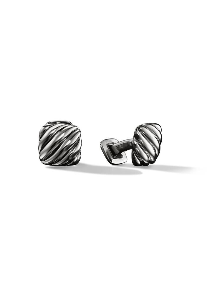 David Yurman Cable Cushion Cufflinks - Ss