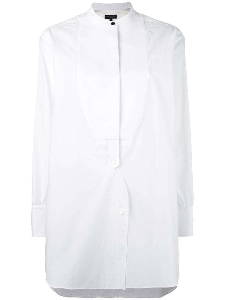 Rag & Bone - Poplin Top - Women - Cotton - Xs, White, Cotton
