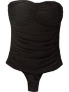 Lygia & Nanny Draped Swimsuit, Women's, Size: 40, Black, Polyamide
