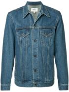 Makavelic Lazer Denim Trucker Jacket - Blue