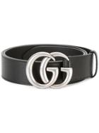 Gucci Gg Buckle Belt - Black
