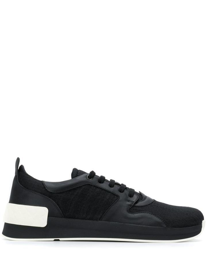 Bottega Veneta Black Lace Up Sneakers