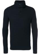 Paolo Pecora Knitted Roll-neck Sweater - Blue