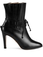 Gucci Gathered Upper Ankle Boots - Black
