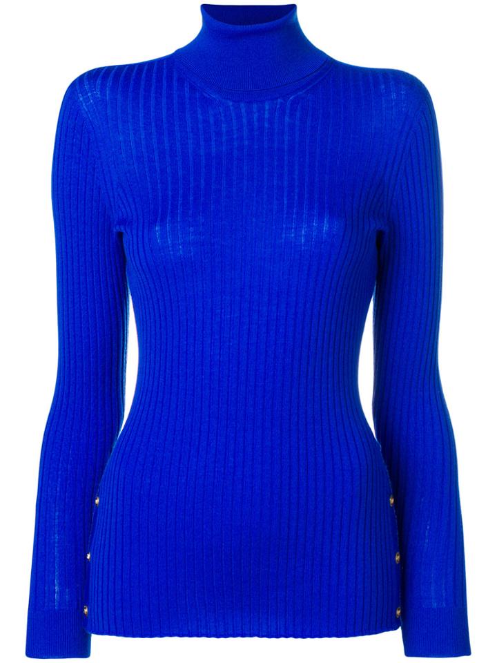 Versace Turtle Neck Sweater - Blue