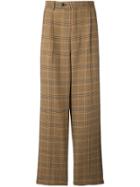 Lc23 Plaid Tailored Trousers - Brown