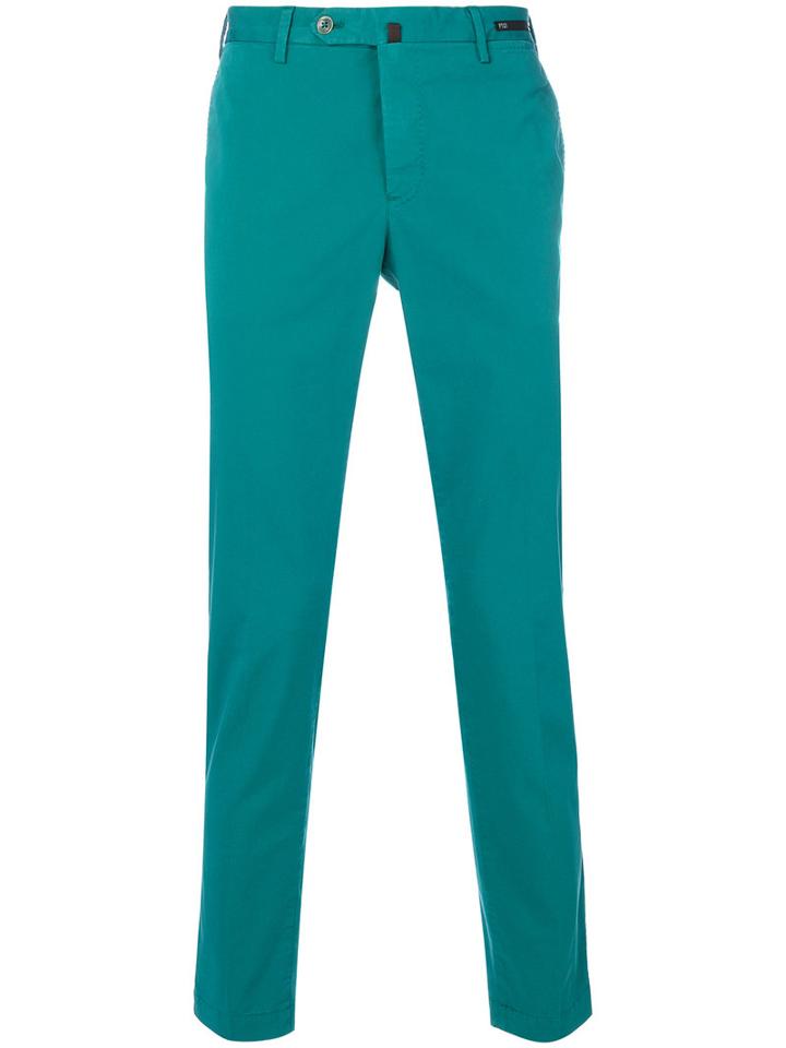 Pt01 - Skinny Chino Trousers - Men - Cotton/spandex/elastane - 48, Green, Cotton/spandex/elastane