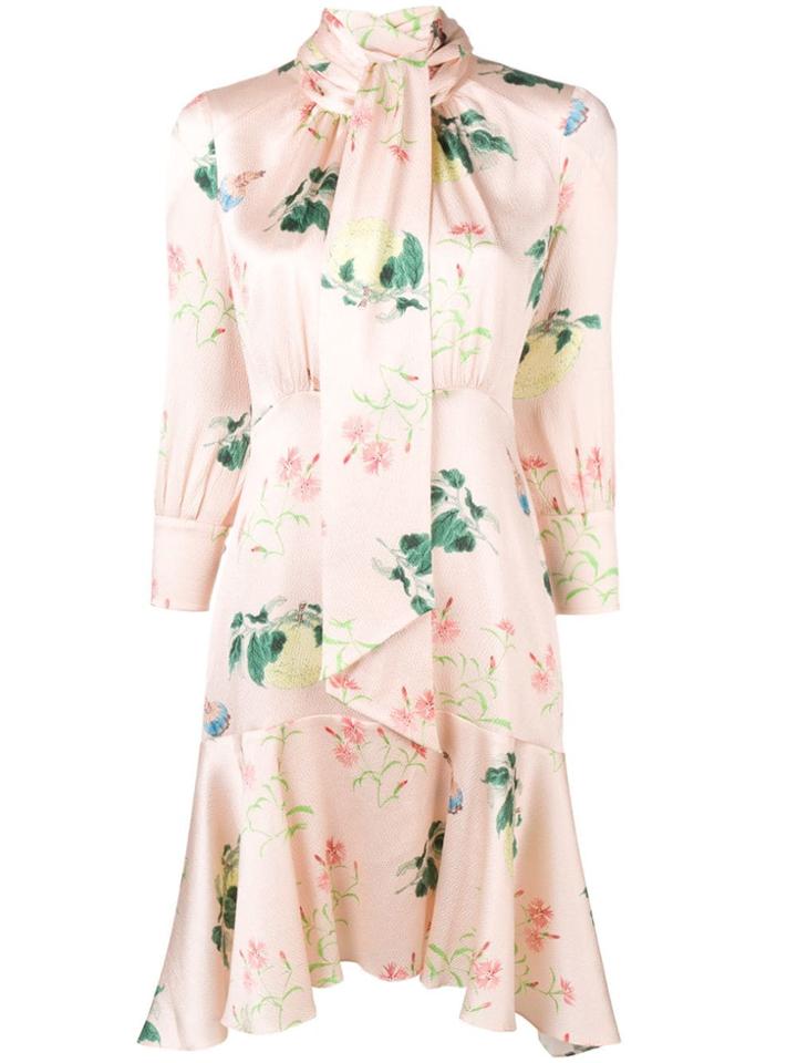 Peter Pilotto Floral Flared Shirt Dress - Pink