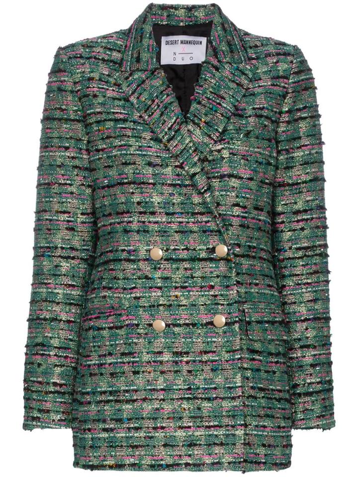 N Duo Nduo Jkt Ls Db Twd - Green