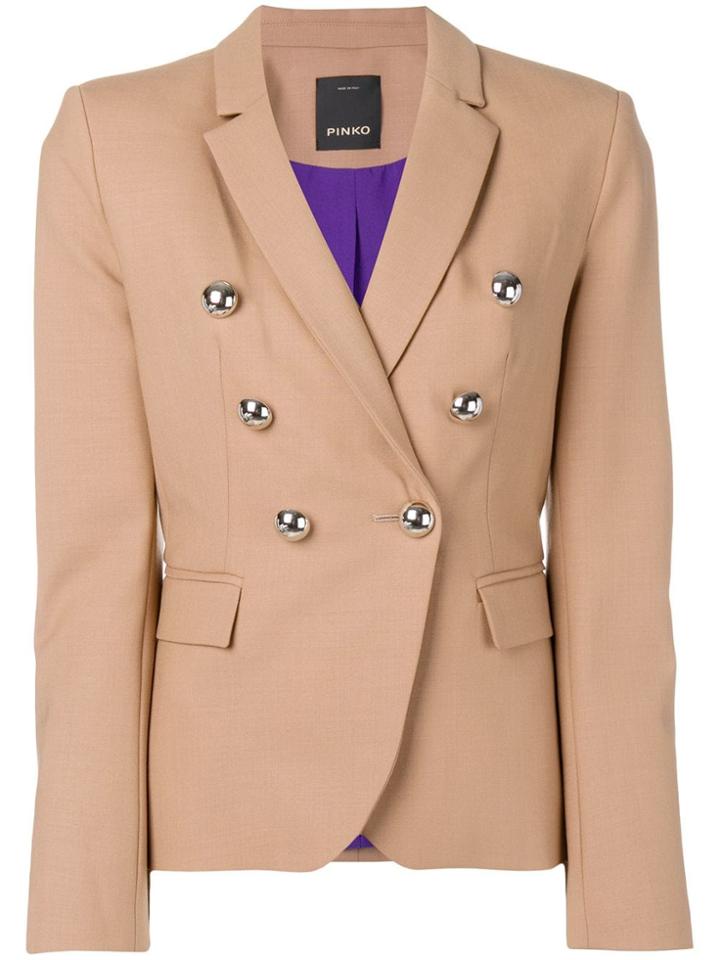 Pinko Classic Fitted Blazer - Neutrals
