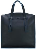 Furla 'my 007' Tote Bag, Men's, Black, Calf Leather