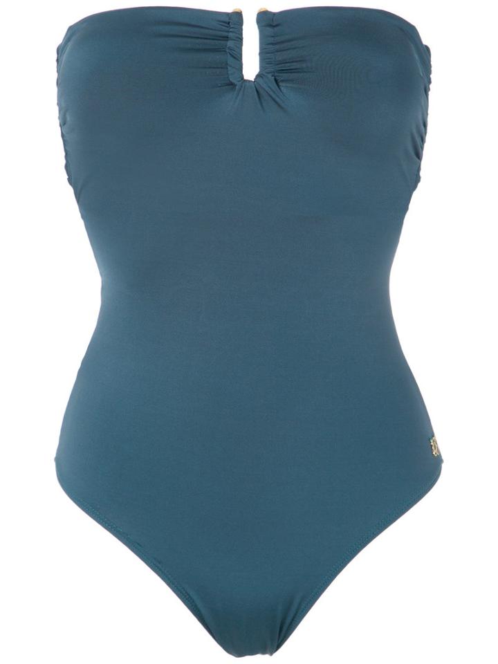 Brigitte - Bandeau Swimsuit - Women - Polyamide/spandex/elastane - P, Green, Polyamide/spandex/elastane