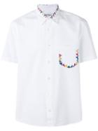 Jimi Roos Arrow Print Shirt, Men's, Size: Small, White, Cotton