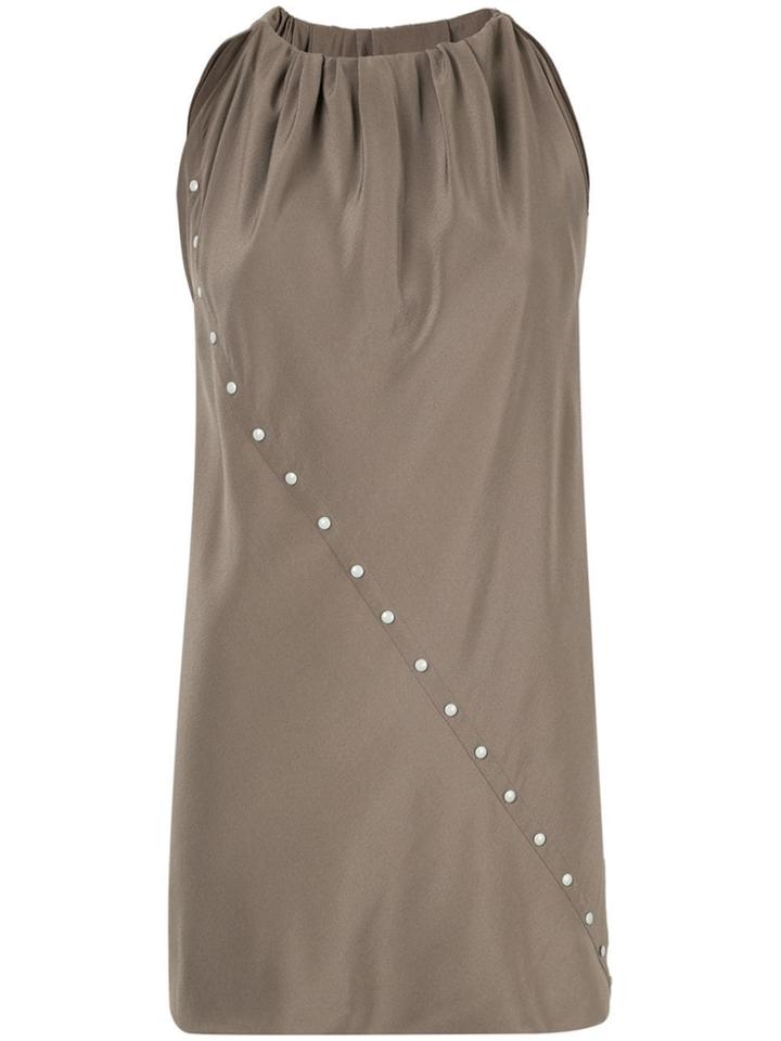 Rick Owens Halter-neck Vest Top - Metallic