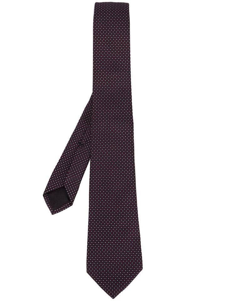 Gucci Dot Panel Tie - Black