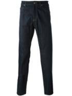 Versace Slim Fit Jeans, Men's, Size: 34, Blue, Cotton/spandex/elastane/polyester