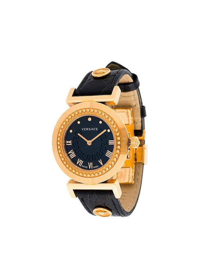 Versace 'vanity Lady' Watch, Black