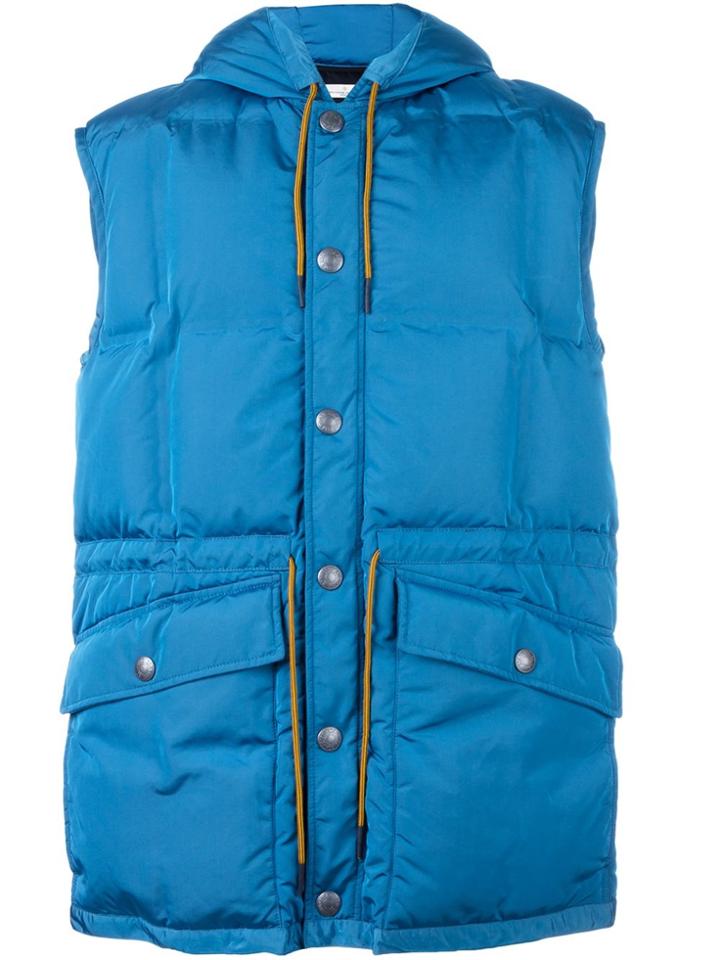 Golden Goose Deluxe Brand 'edan' Padded Gilet - Blue