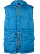 Golden Goose Deluxe Brand 'edan' Padded Gilet - Blue