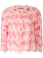 Ermanno Scervino Lace Layered Blouse - Pink & Purple