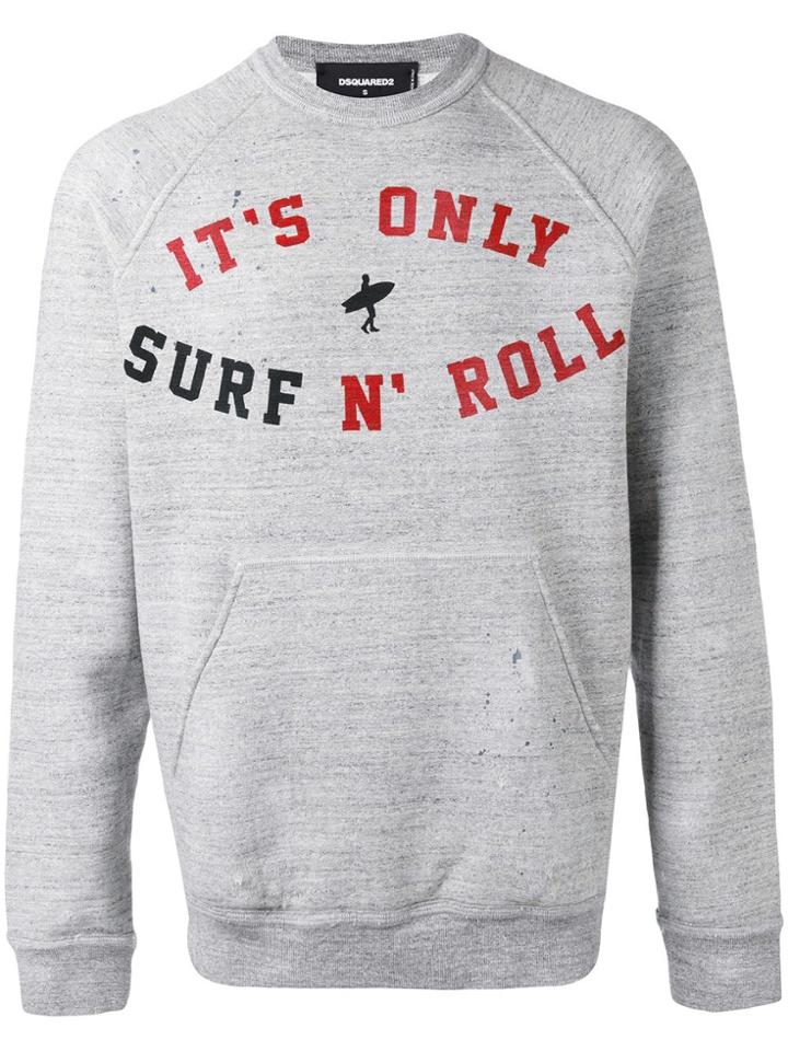 Dsquared2 Printed Sweatshirt - Grey