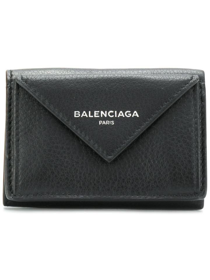 Balenciaga Papier Mini Wallet - Black