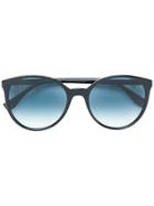 Fendi Eyewear Round Sunglasses - Black