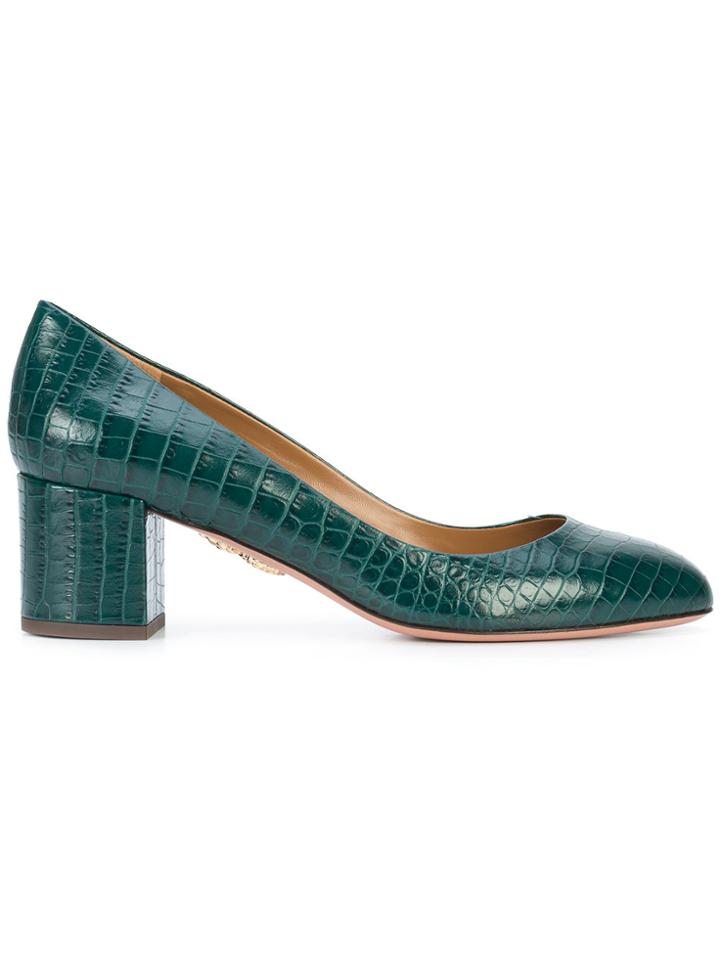 Aquazzura Notto Pumps - Green