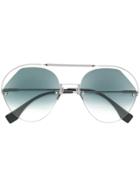 Fendi Eyewear Ff 0326 S Sunglasses - Silver