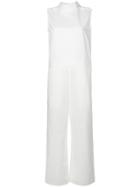 Mm6 Maison Margiela Wide Leg Jumpsuit - White