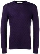 La Fileria For D'aniello Slim-fit Sweater - Pink & Purple