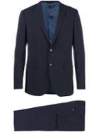 Tonello Two-piece Suit, Men's, Size: 46, Blue, Spandex/elastane/virgin Wool