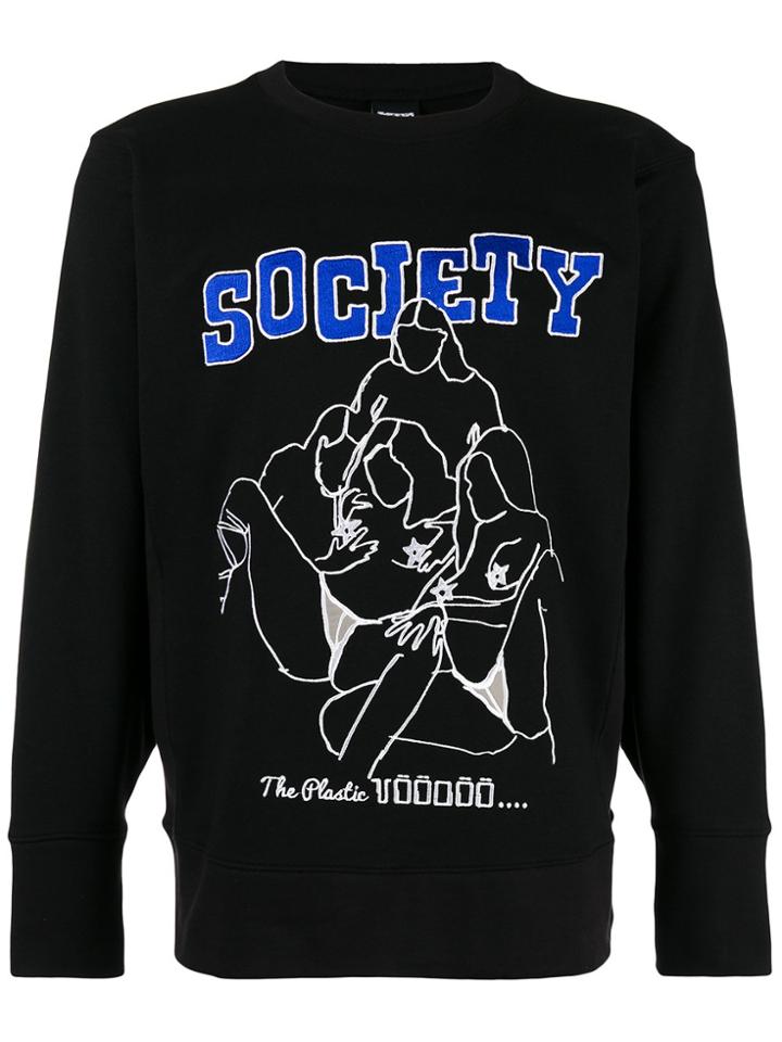 Ktz Embroidered Sweatshirt - Black