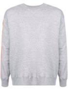 Julien David Contrast Stripe Sweatshirt - Grey