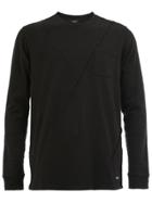 Undercover Ribbed Detail Sweatshirt - Black