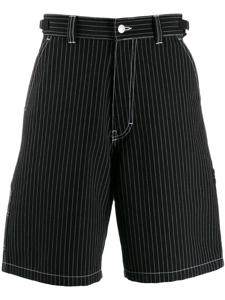Ami Paris Worker Bermuda Shorts - Black
