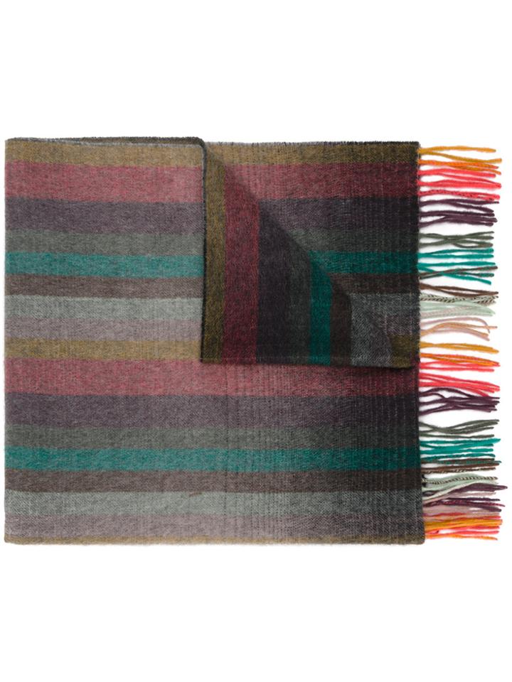 Paul Smith Fading Stripe Scarf - Multicolour