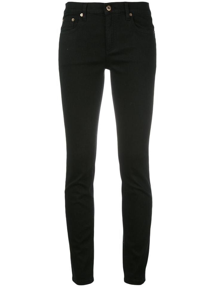 Roberto Cavalli Skinny Jeans, Women's, Size: 44, Black, Cotton/polyester/spandex/elastane