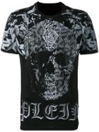 Philipp Plein Skull Print T-shirt, Men's, Size: Medium, Black, Cotton