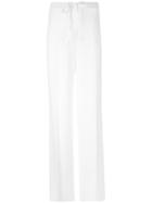 Agnona - Long Formal Trousers - Women - Spandex/elastane/viscose - 44, White, Spandex/elastane/viscose