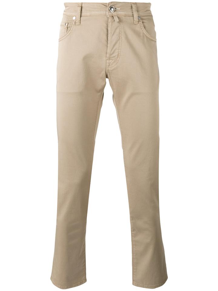 Jacob Cohen Slim-fit Jeans, Men's, Size: 31, Nude/neutrals, Cotton/spandex/elastane