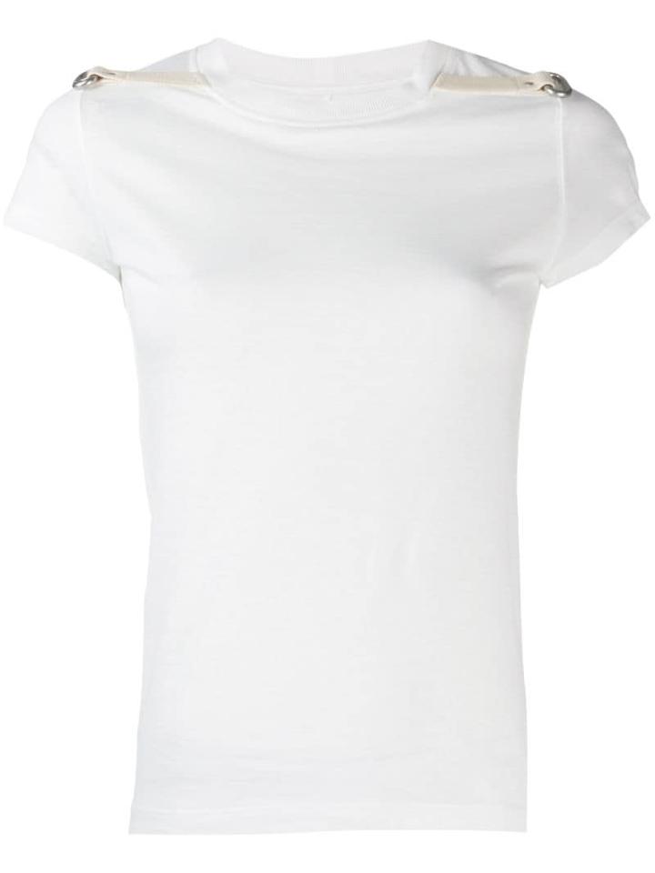 Rick Owens Epaulette T-shirt - White