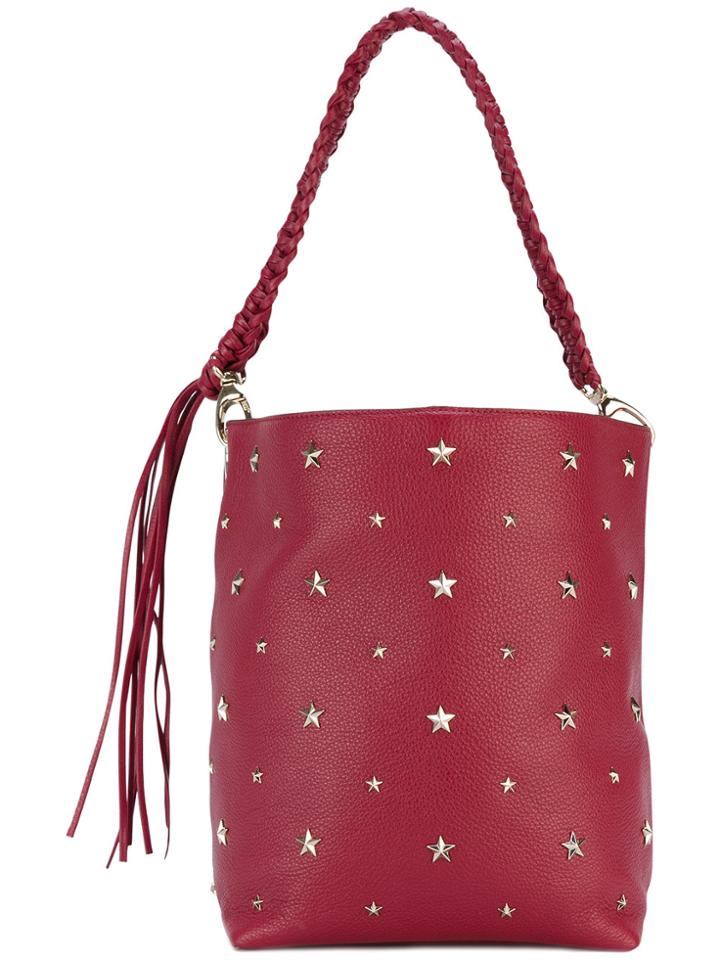 Red Valentino Stars Studded Shopping Bag